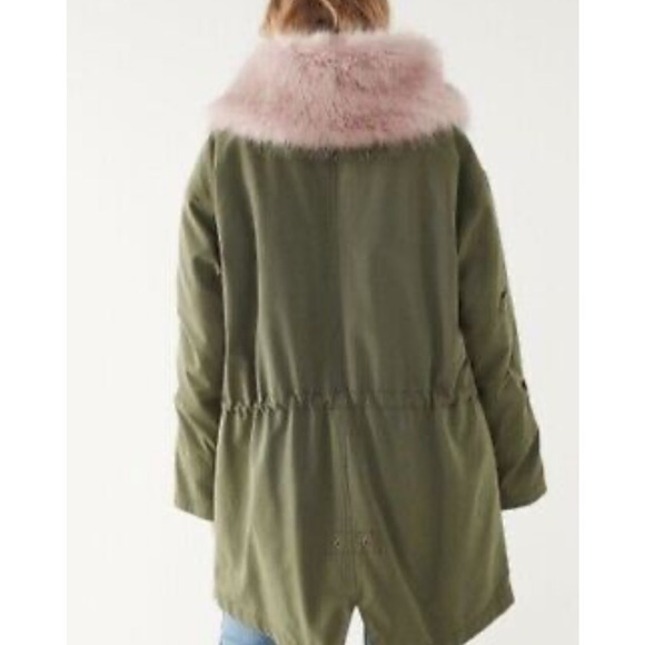 Silence + Noise Green Parka Coat - Picture 7 of 16